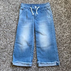 Cat & Jack wide leg cropped jeans